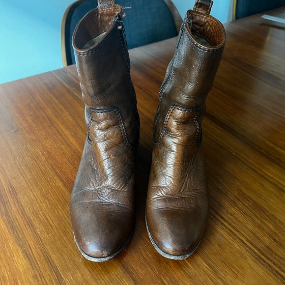 FRYE Leather booties - Picture 3 of 5